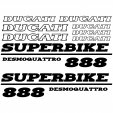 Autocolante Ducati 888 desmo