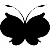 Autocolante ardósia borboleta