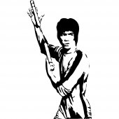 Autocolante decorativo Bruce Lee
