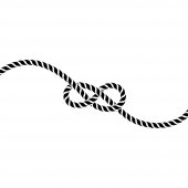 Autocolante decorativo corde nó de marinheiro