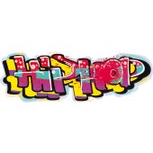 Autocolante decorativo graffiti hip hop