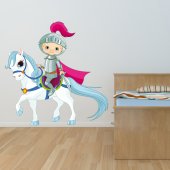 Autocolante decorativo infantil cavaleiros