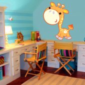 Autocolante decorativo infantil jirafa