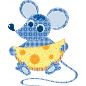 Autocolante decorativo infantil mouse