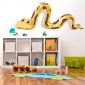 Autocolante decorativo infantil serpente