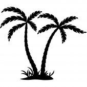 Autocolante decorativo Palmeira