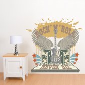 Autocolante decorativo rock'n'roll