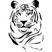 Autocolante decorativo Tigre
