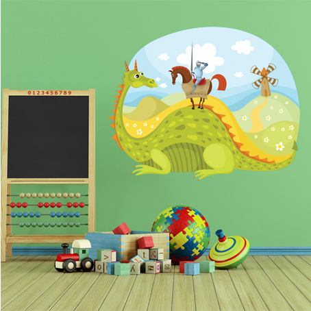Autocolantes decorativos : Autocolante decorativo infantil paisagem