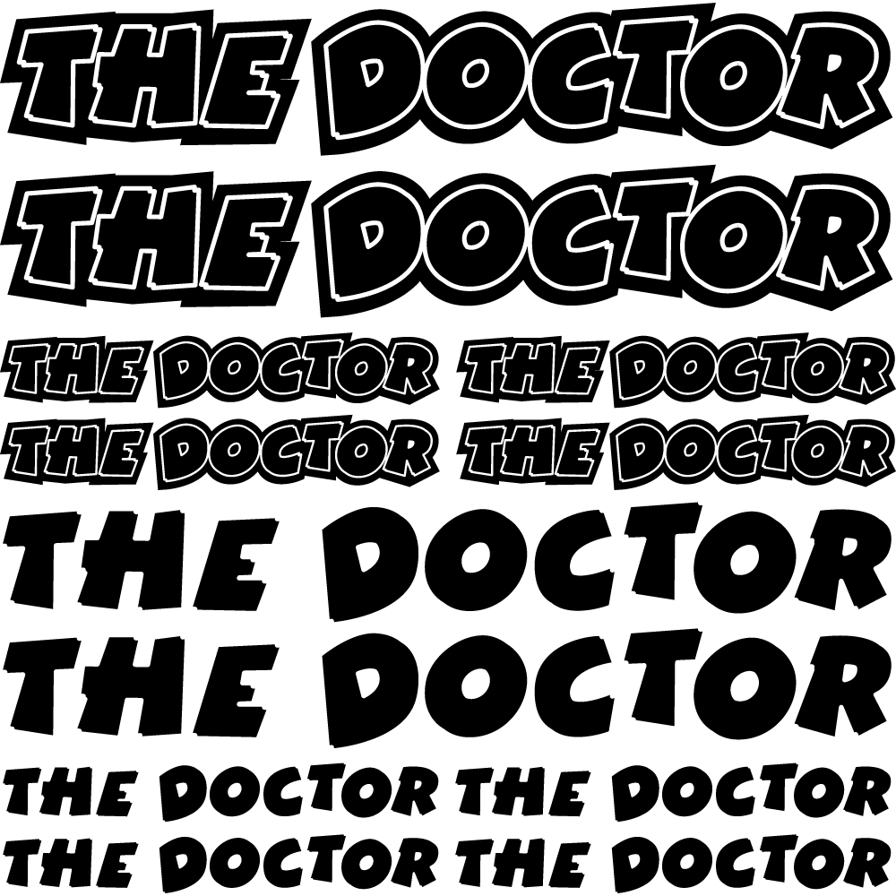 Autocolantes decorativos : Autocolante the doctor