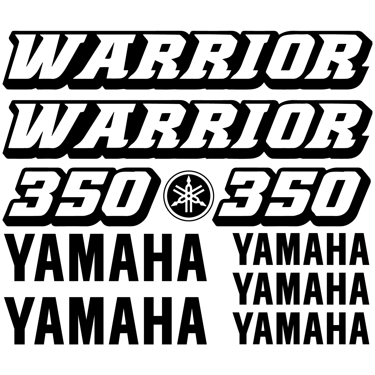 Autocolantes Decorativos Autocolante Yamaha 350 WARRIOR