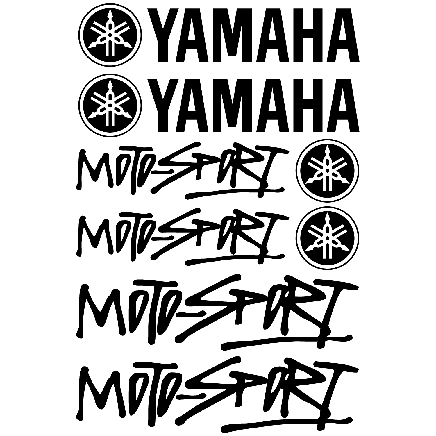 Autocolantes Decorativos Autocolante Yamaha Moto sport
