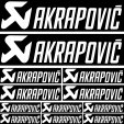 Autocolante akrapovic