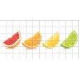 Autocolante Azulejo frutas