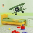 Autocolante decorativo infantil avião