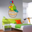 Autocolante decorativo infantil barril