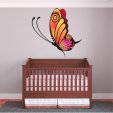 Autocolante decorativo infantil borboleta