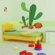 Autocolante decorativo infantil cactus