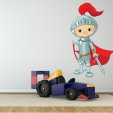 Autocolante decorativo infantil cavaleiros