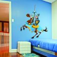 Autocolante decorativo infantil cavaleiros