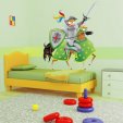 Autocolante decorativo infantil cavaleiros