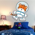 Autocolante decorativo infantil cosmonauta