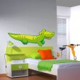 Autocolante decorativo infantil crocodilo