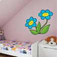 Autocolante decorativo infantil flores