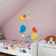 Autocolante decorativo infantil flores