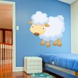 Autocolante decorativo infantil ovelha
