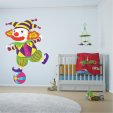 Autocolante decorativo infantil palhaço