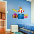 Autocolante decorativo infantil palhaço