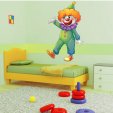 Autocolante decorativo infantil palhaço