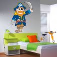 Autocolante decorativo infantil pirata