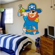 Autocolante decorativo infantil pirata