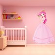 Autocolante decorativo infantil princesa