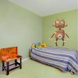 Autocolante decorativo infantil robôs