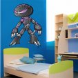 Autocolante decorativo infantil robôs