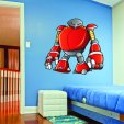 Autocolante decorativo infantil robôs