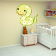 Autocolante decorativo infantil serpente