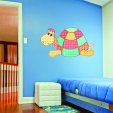 Autocolante decorativo infantil tartaruga