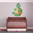 Autocolante decorativo infantil tartaruga