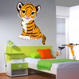 Autocolante decorativo infantil tigre