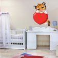 Autocolante decorativo infantil tigre