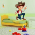 Autocolante decorativo infantil vaqueiro