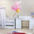 Autocolante decorativo infantil varinha da estrela