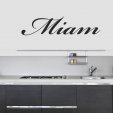 Autocolante decorativo Miam