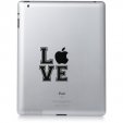 Autocolante ipad 2 love