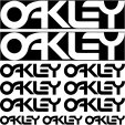 Autocolante oakley