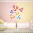 Kit Autocolante decorativo infantil 6 urso